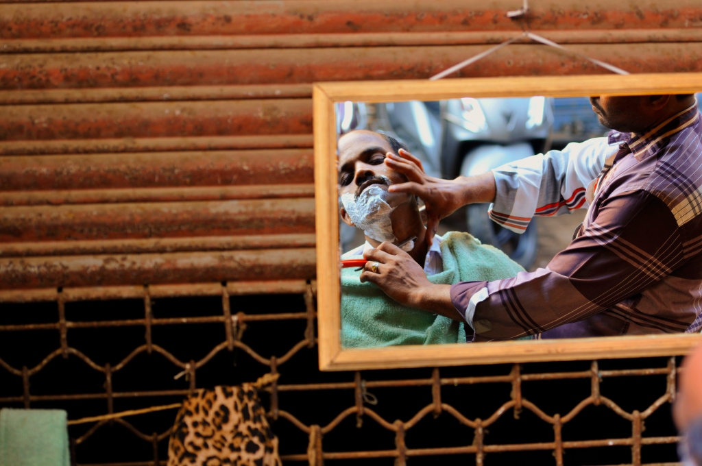 Barbershop in Mumbai, India - Your Shot - National Geographic Magazine -- Kristian Bertel
