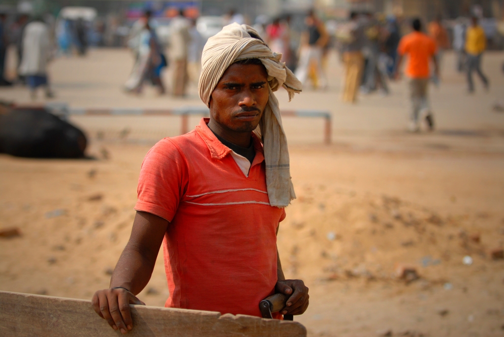 Man at work in Varanasi, India - Your Shot - National Geographic Magazine -- Kristian Bertel