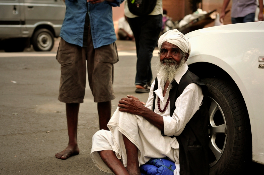 Photo of an Indian man in Shree Voilet Alva Chowk.