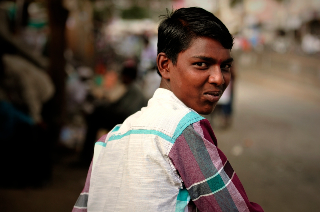 Photo of a boy in Aurangabad, India.