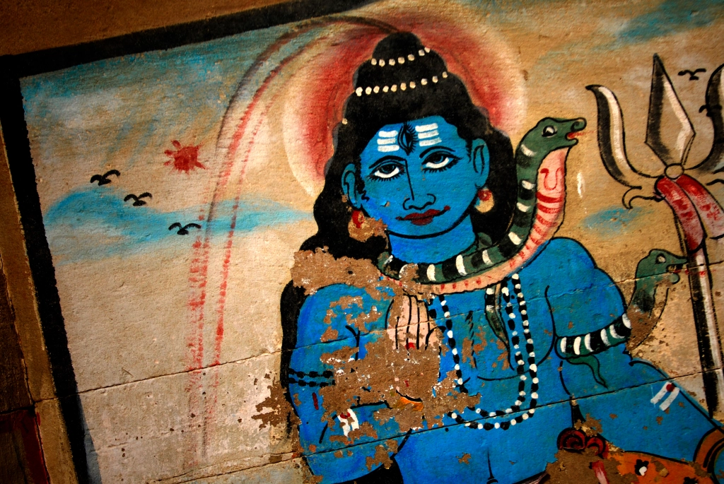 Photo of Shiva in India.