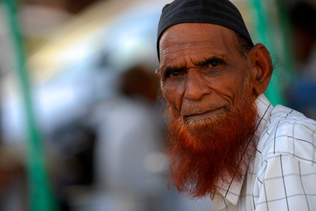 Red bearded man, India - Your Shot - National Geographic Magazine -- Kristian Bertel