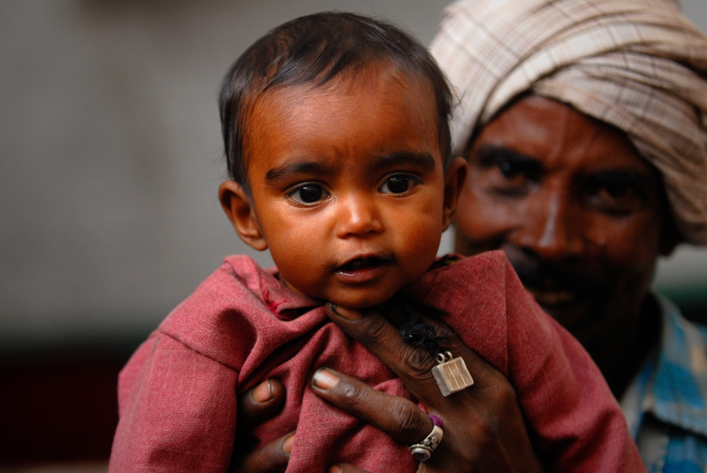 Baby child, India - Your Shot - National Geographic Magazine -- Kristian Bertel